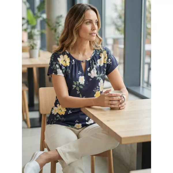 Damen-T-Shirt KIXMI ORNELLA DUNKELBLAU 