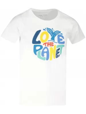 T -Shirt ALPINE PRO WORLDO KTSY411 WEIß