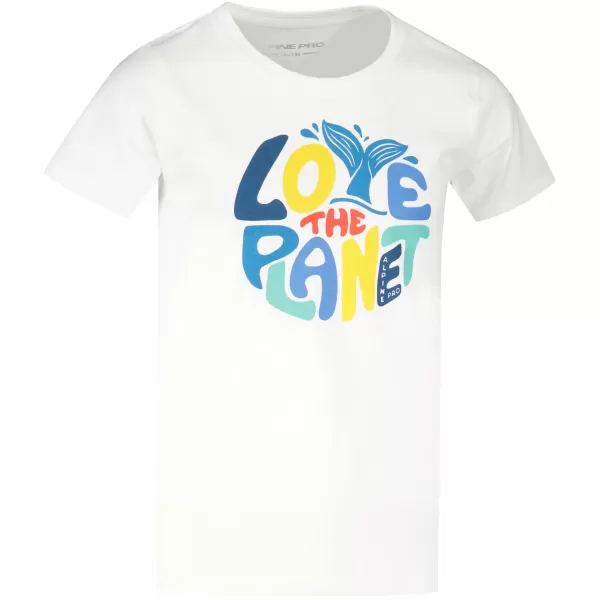  T -Shirt ALPINE PRO WORLDO KTSY411 WEIß 