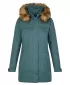 Wintermantel für Damen KILPI PERU-W SL0125KI DUNKELGRÜN