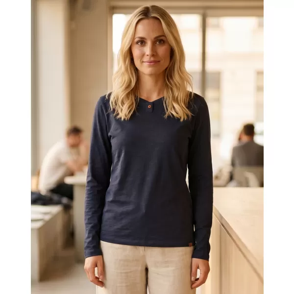 Damen-T-Shirt SAM 73 NAIVARA WT 868 DUNKELBLAU 