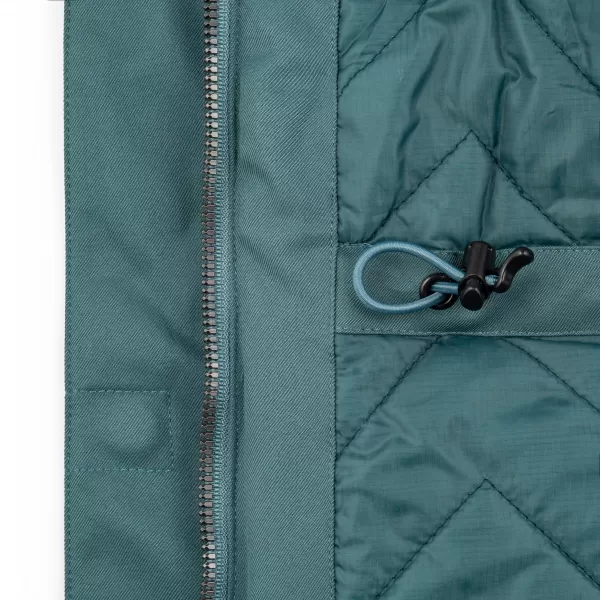  Wintermantel für Damen KILPI PERU-W SL0125KI DUNKELGRÜN 