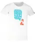 T -Shirt ALPINE PRO WORLDO KTSY411 WEIß/BLAU