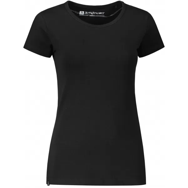  Damen-T-Shirt ALTISPORT PUSTA LTSY947 SCHWARZ 
