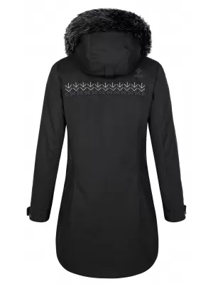 Wintermantel für Damen KILPI PERU-W SL0125KI SCHWARZ