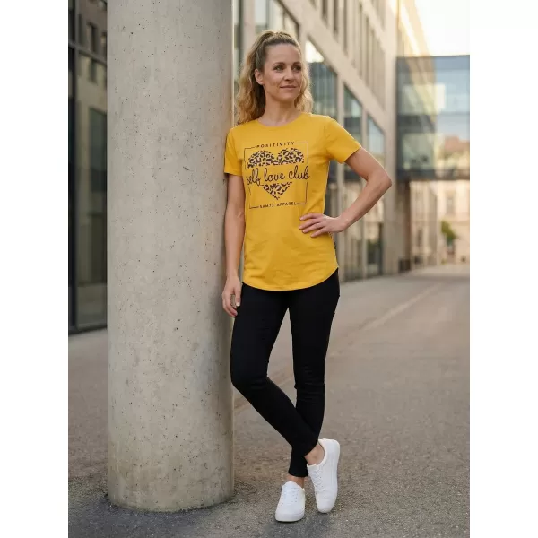  Damen-T-Shirt SAM 73 INATHI WT 877 SENFGELB 