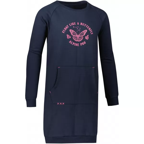  Mädchenkleid ALPINE PRO ANAHO KSKY117 BLAU 
