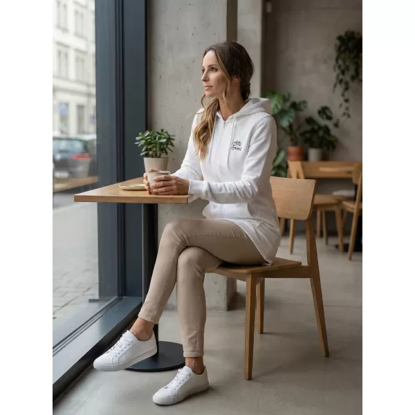  Erweitertes Damen-Sweatshirt ALTISPORT BYB/ALW056BY148 WEIß 