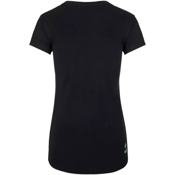  Damen-T-Shirt mit kurzen Ärmeln KILPI TORNES-W SL0303KI SCHWARZ 