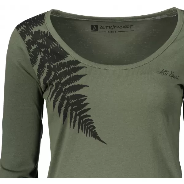  Damen-T-Shirt ALTISPORT UHANA LTSY942 GRÜN 