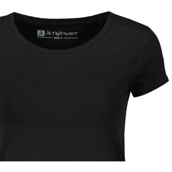  Damen-T-Shirt ALTISPORT ZOLIA LSKX384 SCHWARZ 