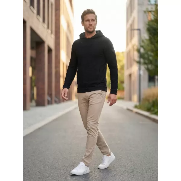 Herren-Sweatshirt KIXMI ORICK SCHWARZ 