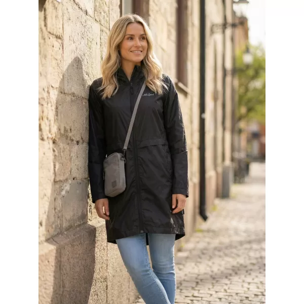 Leichter Damenmantel ALTISPORT JOLENA LJCX533 SCHWARZ 