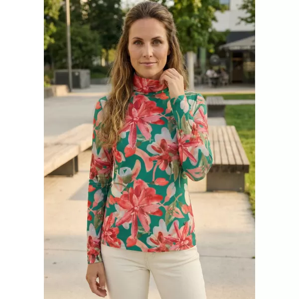  Rollkragenpullover für Damen KIXMI OPRAH GRÜN 