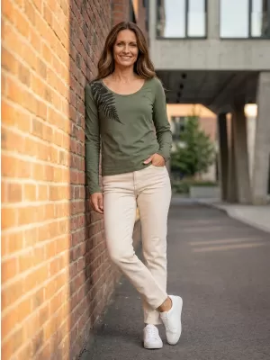 Damen-T-Shirt ALTISPORT UHANA LTSY942 GRÜN