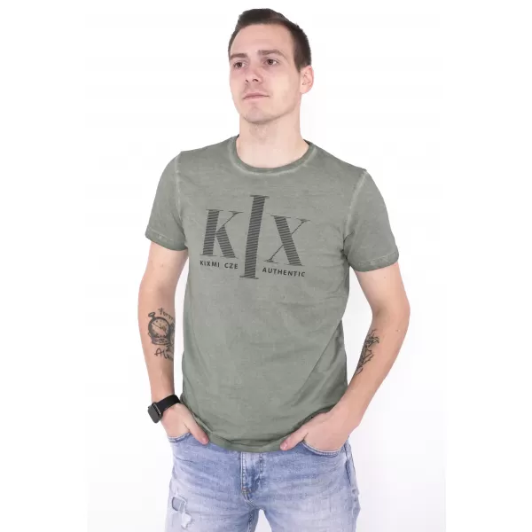  Herren-T-Shirt KIXMI OLWEN GRÜN 