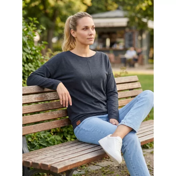  Damen-T-Shirt SAM 73 AZUKA WT 870 SCHWARZ 
