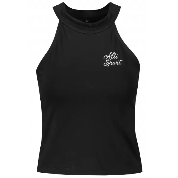  Damen-Tanktop ALTISPORT BYB/ALW056BY134 SCHWARZ UND WEIß 