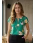 Damen-T-Shirt KIXMI ORNELLA GRÜN