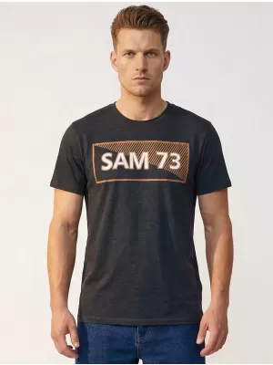 Herren-T-Shirt SAM 73 FENRI MT 814 SCHWARZ