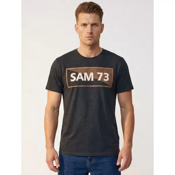  Herren-T-Shirt SAM 73 FENRI MT 814 SCHWARZ 