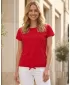 Damen-T-Shirt SAM 73 KAFUI WT 878 ROT