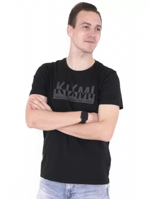Herren-T-Shirt KIXMI ORLANDO SCHWARZ