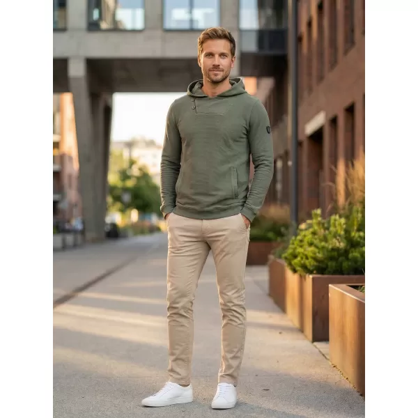  Herren-Sweatshirt KIXMI ORICK GRÜN 