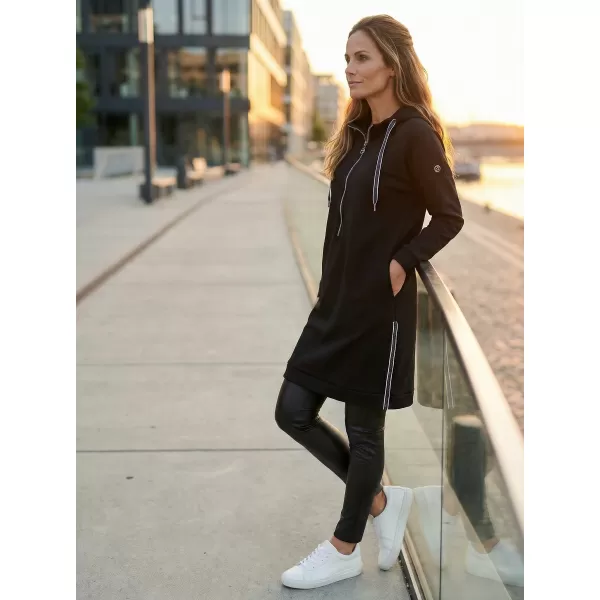  Erweitertes Damen-Sweatshirt KIXMI OLLY SCHWARZ 