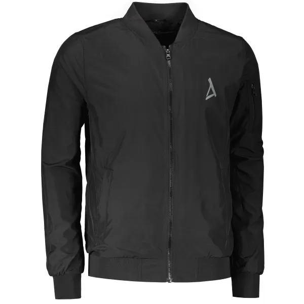  Bomberjacke für Herren ALTISPORT BYB/ALM002BY045 SCHWARZ UND SILBER 
