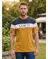 Herren-T-Shirt SAM 73 KAVIX MT 815 HELLBRAUN