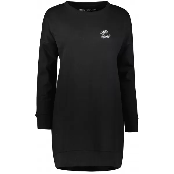  Damen-Sweatshirt ALTISPORT CYGNA LSWX343 SCHWARZ 