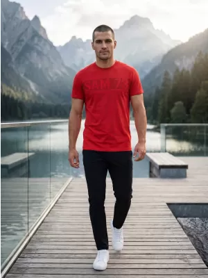 Herren-T-Shirt SAM 73 BARRY MT 811 ROT