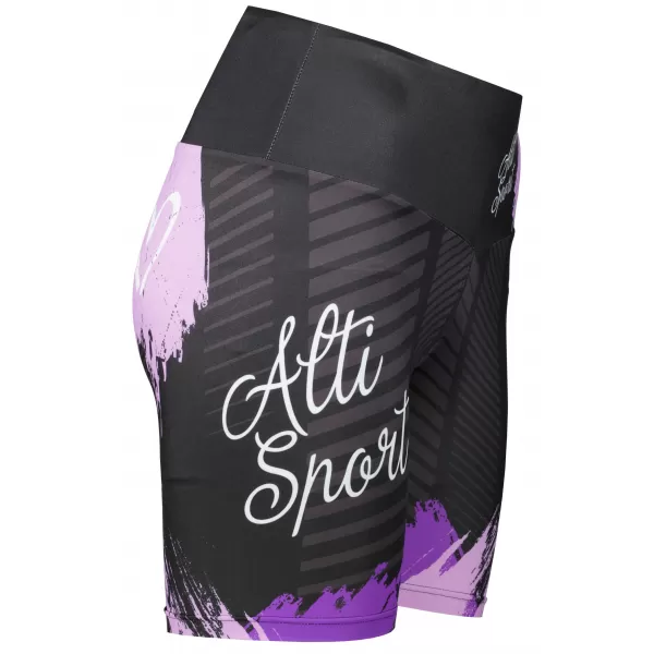  Kurze Premium-Leggings für Damen ALTISPORT SWE/ALW01S03 LILA 