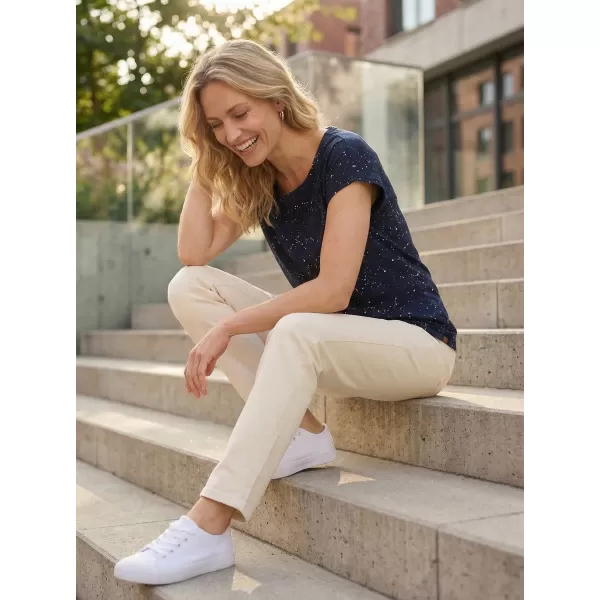  Damen-T-Shirt SAM 73 HEQA WT 876 DUNKELBLAU 