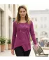 Damen-T-Shirt KIXMI ORIANA BURGUND