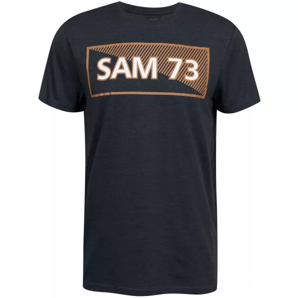  Herren-T-Shirt SAM 73 FENRI MT 814 SCHWARZ 