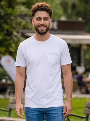 Herren-T-Shirt SAM 73 QUARIP MT 812 WEIß
