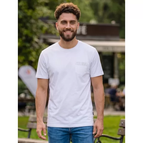  Herren-T-Shirt SAM 73 QUARIP MT 812 WEIß 