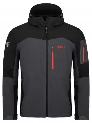 Herren-Softshelljacke KILPI PRESENA-M SM0125KI DUNKELGRAU