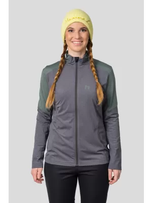 Damen-Sweatshirt HANNAH NEMEA ASPHALT MEL/CHINOIS MEL