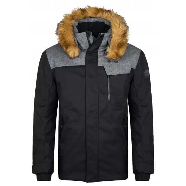  Herren-Winterjacke KILPI ALPHA-M SM0127KI SCHWARZ 
