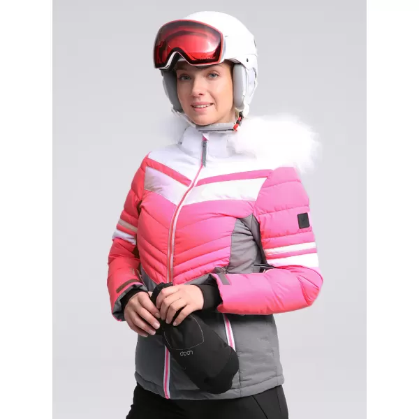  Winterjacke für Damen LOAP ORINNA OLW2211 GRAU 
