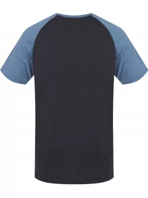 Herren-T-Shirt HANNAH TAREGAN ASPHALT/BLAUER SCHATTEN