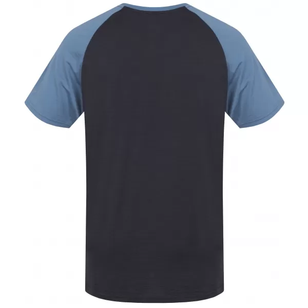  Herren-T-Shirt HANNAH TAREGAN ASPHALT/BLAUER SCHATTEN 