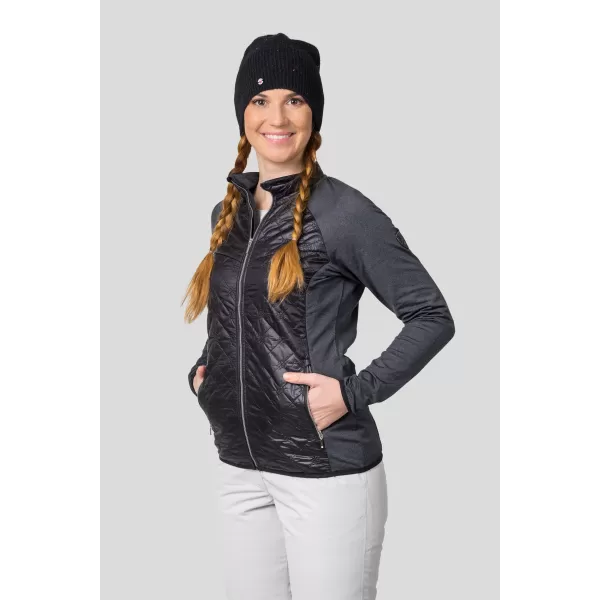  Damen-Sweatshirt HANNAH ELSA ANTHRAZIT/DUNKELGRAUMEL 