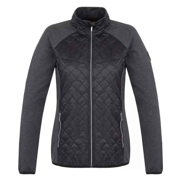  Damen-Sweatshirt HANNAH ELSA ANTHRAZIT/DUNKELGRAUMEL 