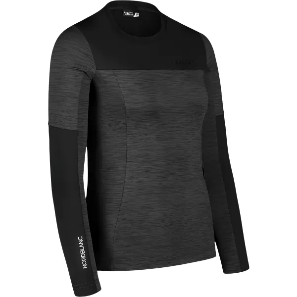  Funktions-T-Shirt für Damen NORDBLANC VIVACIOUS NBSFL7648 GRAUE MELANGE 