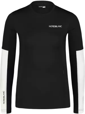 Funktions-T-Shirt für Damen NORDBLANC VIVACIOUS NBSFL7648 KRISTALLSCHWARZ