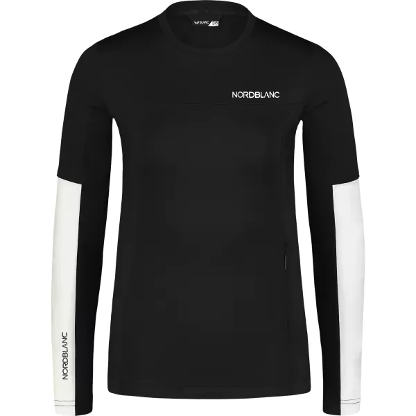  Funktions-T-Shirt für Damen NORDBLANC VIVACIOUS NBSFL7648 KRISTALLSCHWARZ 